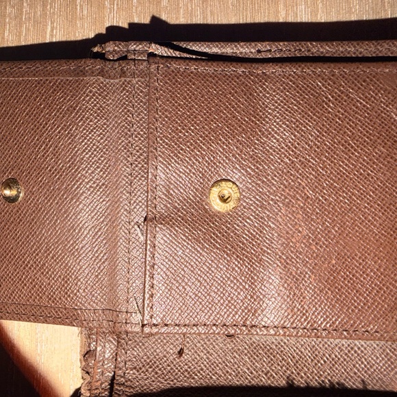 Louis Vuitton Damier Ebene Marco Bifold Wallet Initials Fair Condition - Picture 6 of 13